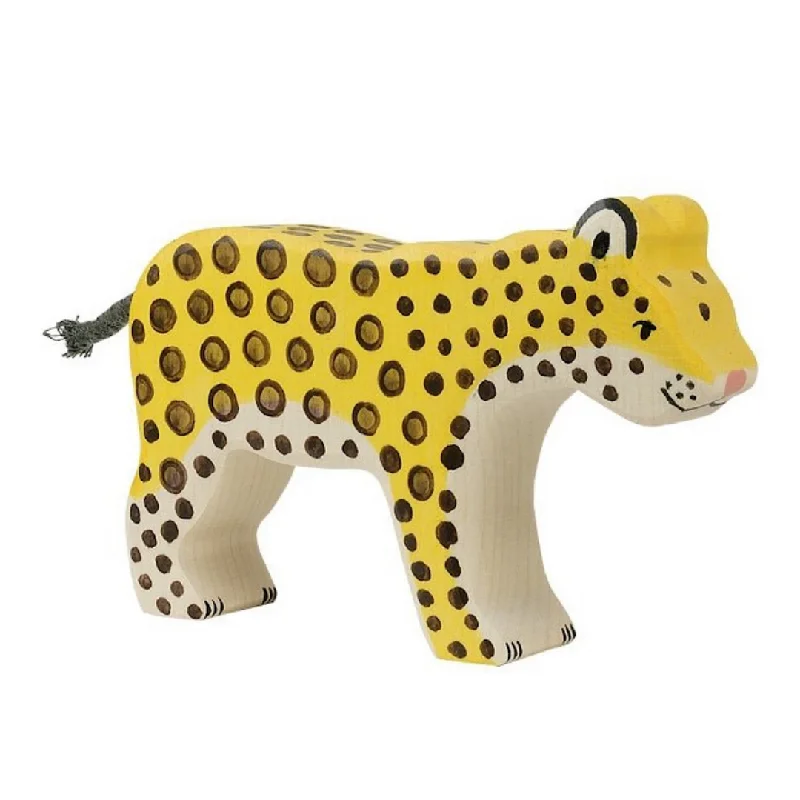 - Pet fence foldable indoorHolztiger Wooden Animal | Leopard