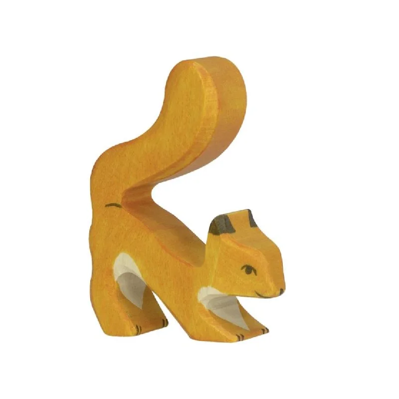 - ​​Christmas pet Christmas clothingHolztiger Wooden Animal | Squirrel