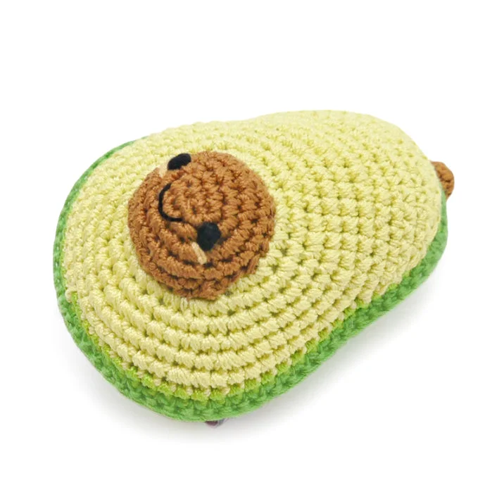 Pet fashion clothesCrochet Avocado Dog Toy