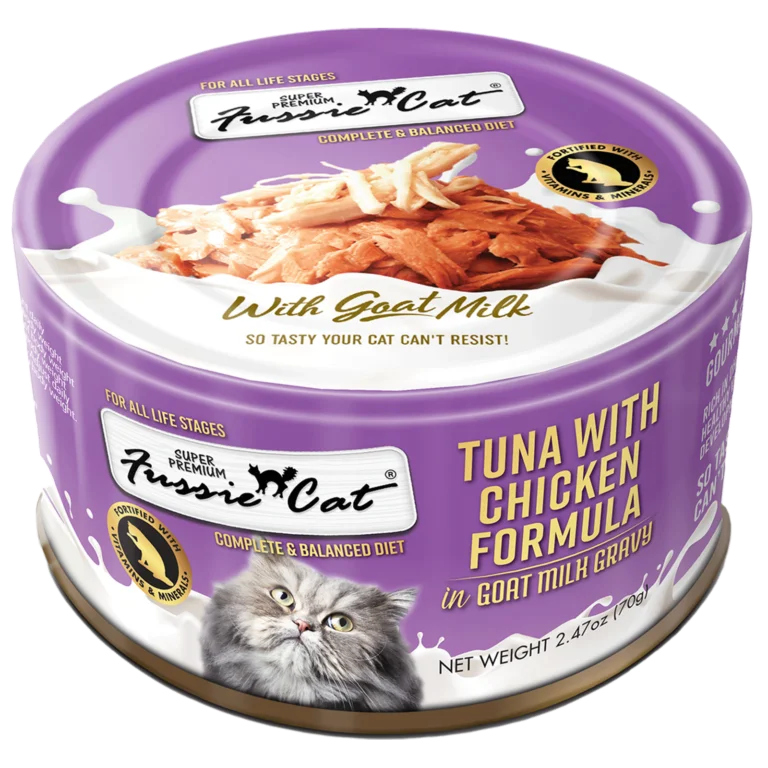 - Teething and chewing toys for puppiesFussie Cat Premium Tuna with Chicken Formula in Goat Milk Gravy Canned Cat Food - Teething and chewing toys for puppiesFussie Cat Premium Tuna with Chicken Formula in Goat Milk Gravy Canned Cat Food