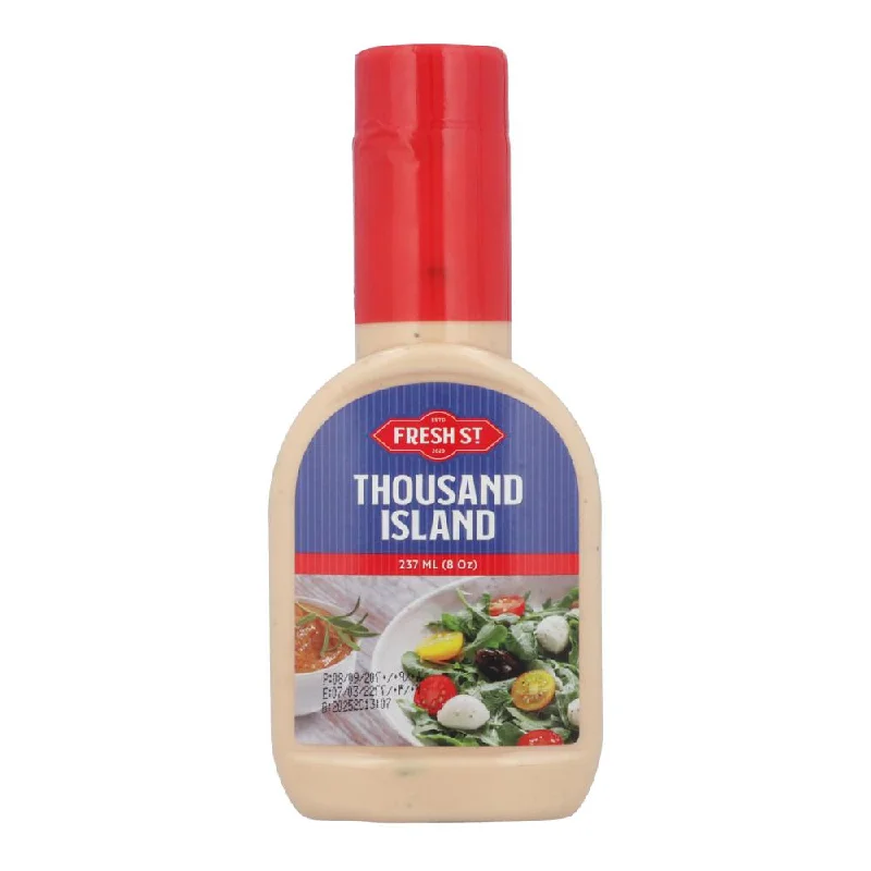 - Organic cotton dog bibsFRESH ST SALAD DRESSING THOUSAND ISLAND 237 ML