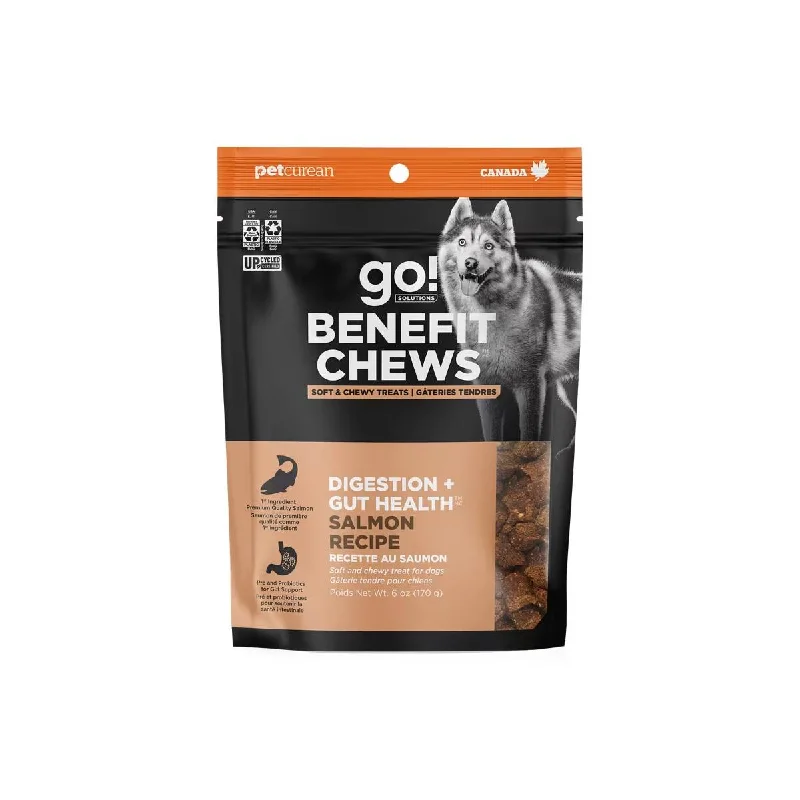 - Winter warm clothes for short-haired dogsPetcurean Go! Solutions Benefit Chews Digestion + Gut Health Salmon Dog Treats - Winter warm clothes for short-haired dogsPetcurean Go! Solutions Benefit Chews Digestion + Gut Health Salmon Dog Treats