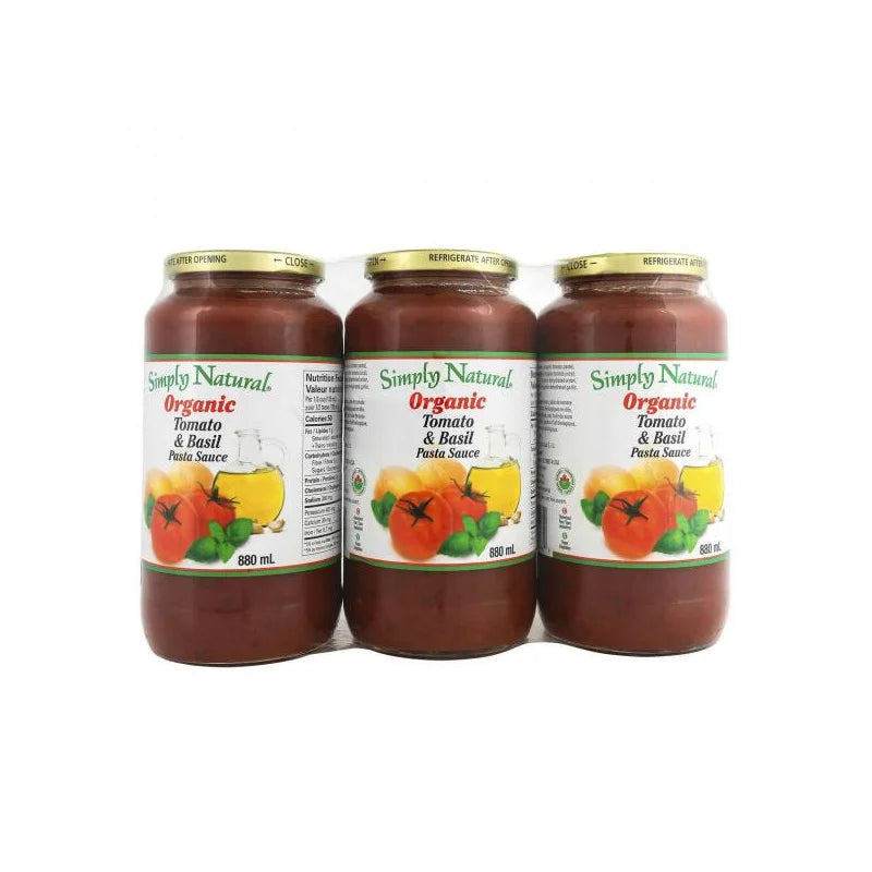 ---Simply Natural Organic Pasta Sauce 3 x 880 ml