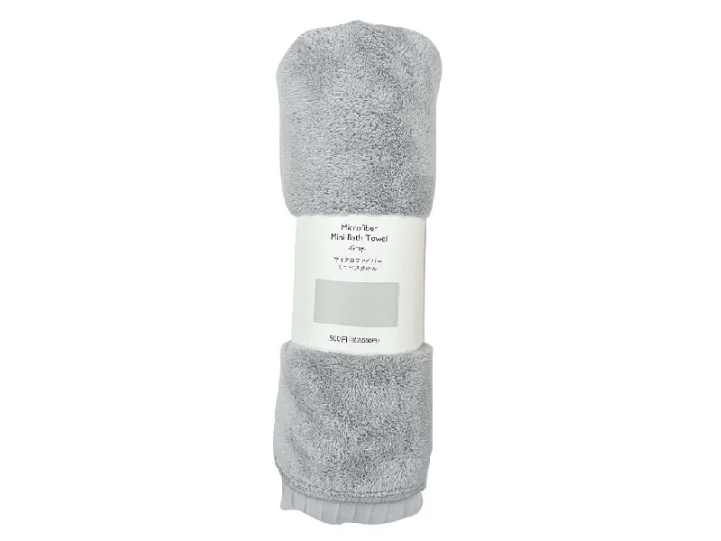 - Chinchilla cooling ice nest ceramic plateMicrofiber Mini Bath Towel Grey