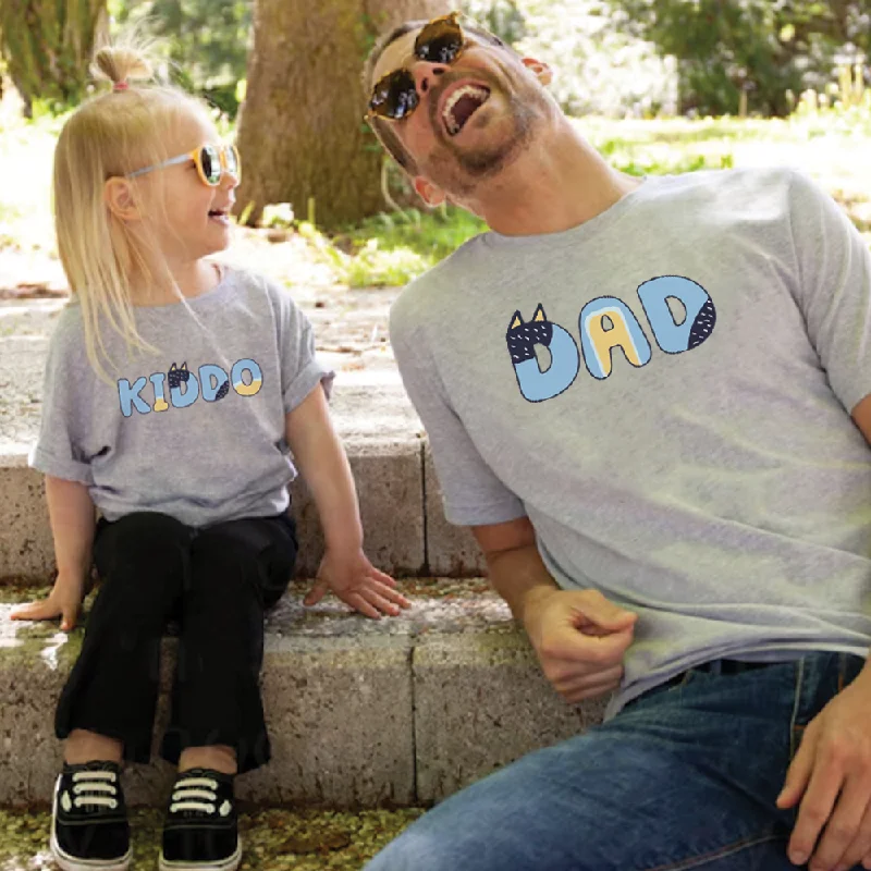 - Winter warm clothes for short-haired dogsPuppy Dog - Dad and Kiddo Matching T-Shirts - Winter warm clothes for short-haired dogsPuppy Dog - Dad and Kiddo Matching T-Shirts