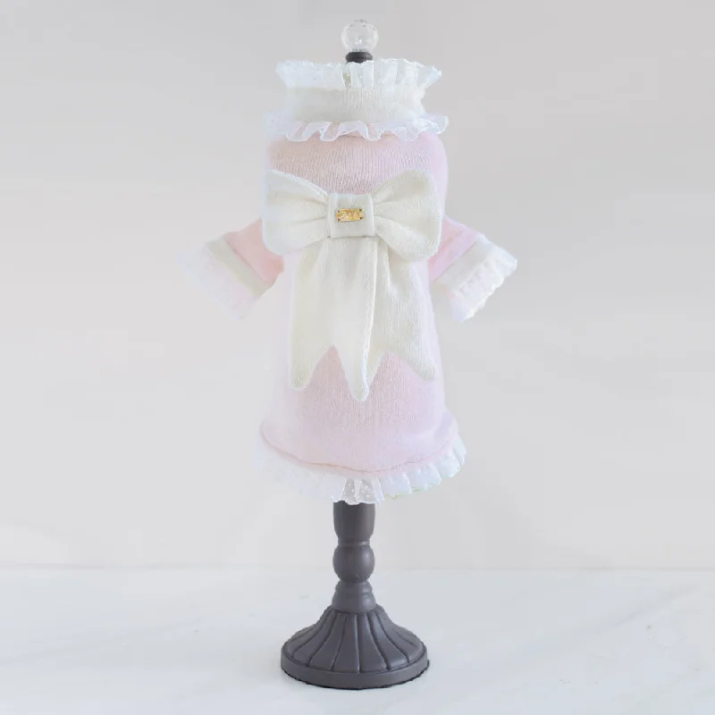 Pet cotton clothesCashmere Bow Dog Sweater