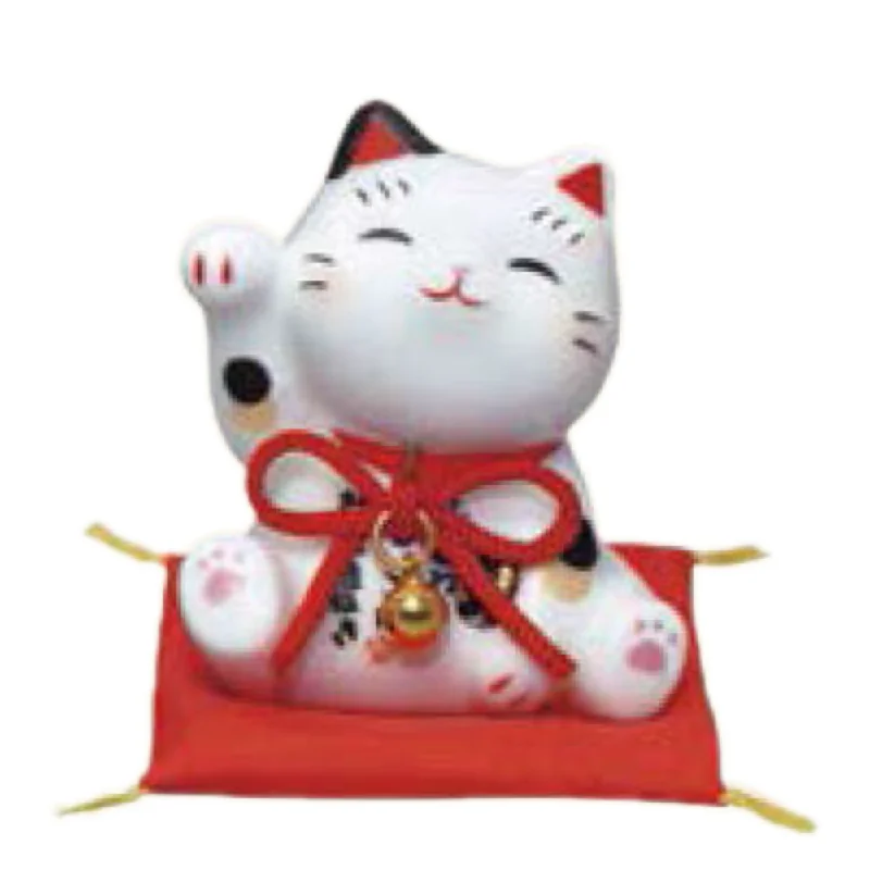 - ​​Pet toys under    yuanS Invites Money Beckoning Cat With Zabuton Cushion Ceramic Ornament