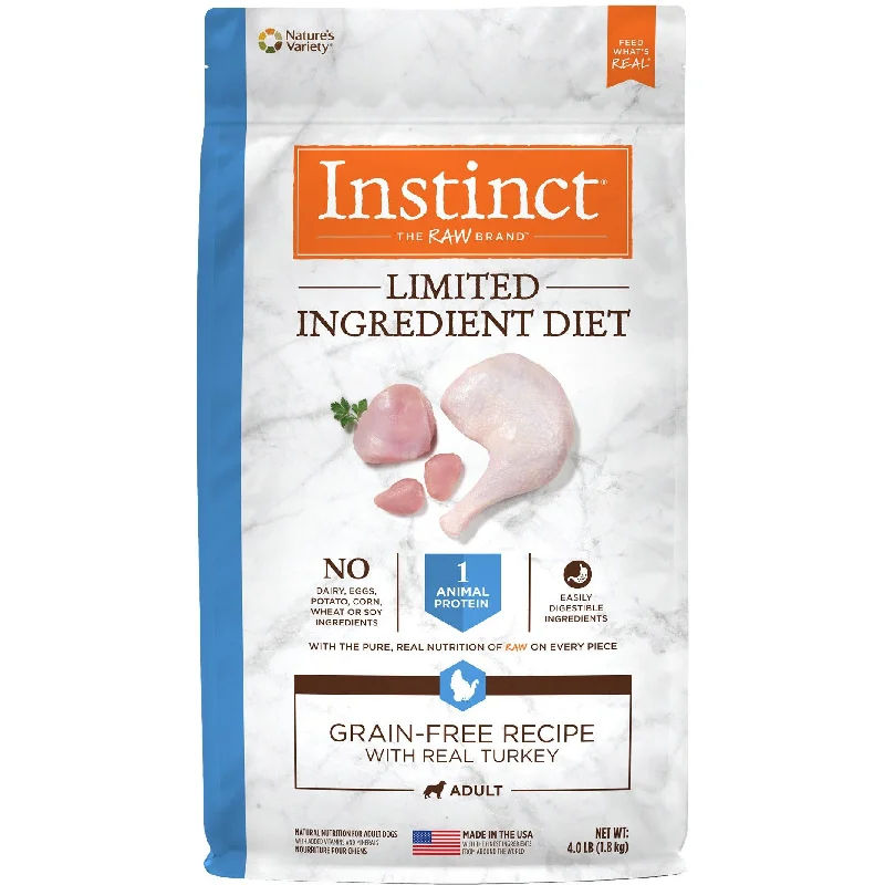 - Special food for puppiesNature's Variety Instinct® Limited Ingredient Diet Grain-Free Recipe with Real Turkey - Special food for puppiesNature's Variety Instinct® Limited Ingredient Diet Grain-Free Recipe with Real Turkey