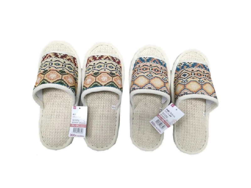 - Cat anti-jump window safety netOuter Seam Slippers Ethnic Paper Cloth EU 35-38