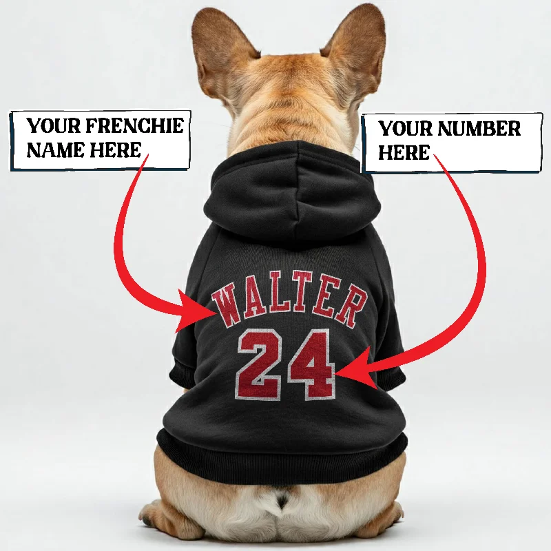 - Summer pet ice matFrenchie Bulls - Personalized French Bulldog Hoodies with Custom Name and Number – Stylish, Cozy, and Premium 100% Cotton