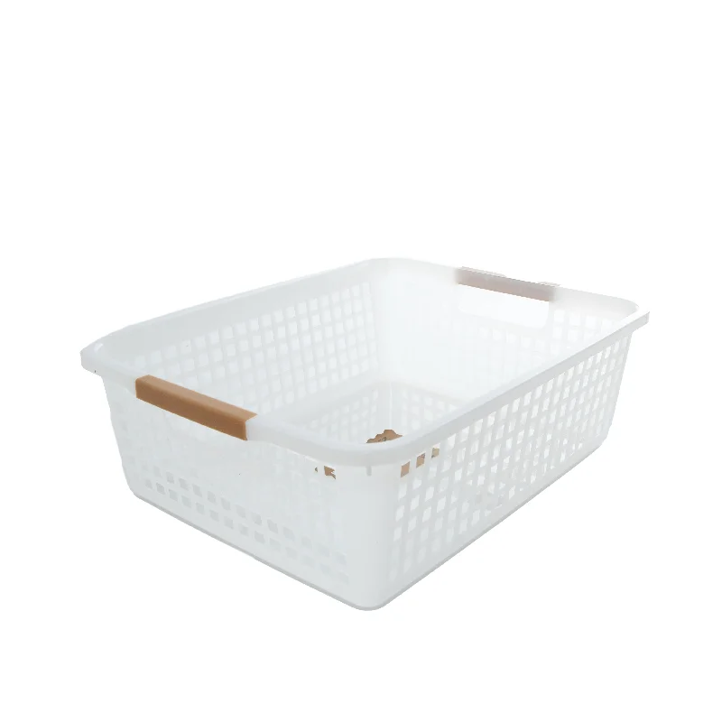 - Cat nail clippers with LED lightsWhite Mesh Basket with Handle Indents