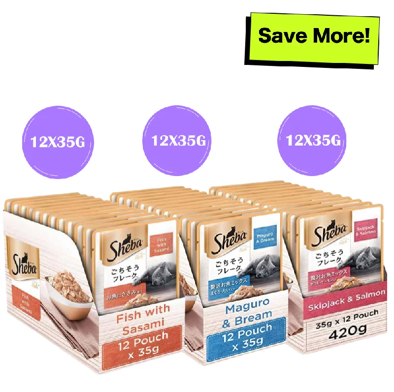- Pregnant cat delivery room warming boxSheba Maguro & Bream Fish, Skipjack & Salmon Fish and Fish with Sasami Mix Premium Cat Wet Food Combo - Pregnant cat delivery room warming boxSheba Maguro & Bream Fish, Skipjack & Salmon Fish and Fish with Sasami Mix Premium Cat Wet Food Combo