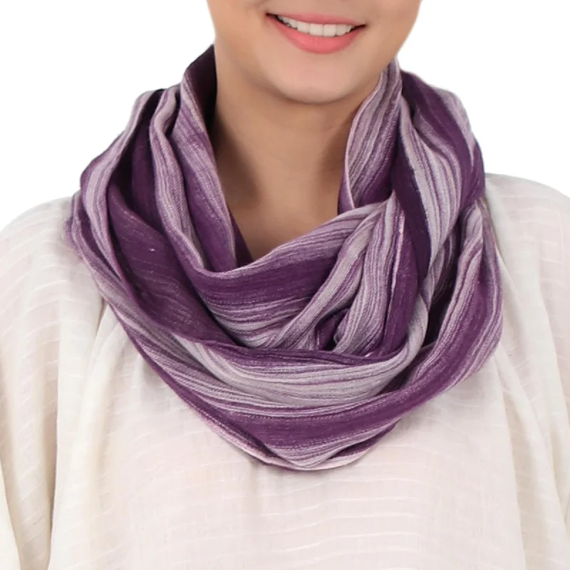 - Pet diabetes prescription foodPurple Skies Hand Woven 100% Cotton Infinity Scarf in Purple and White