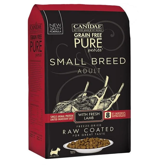 - Dog food discountsCanidae Pure Petite - Small Breed Lamb Formula - Dry Dog Food