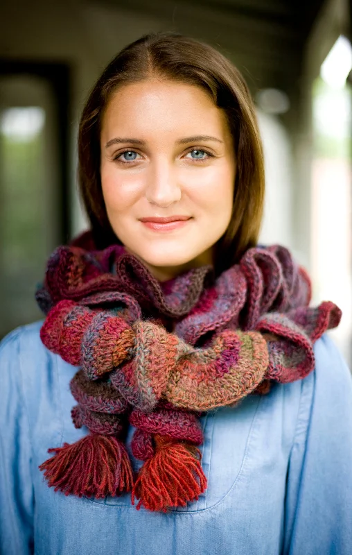 - Summer pet ice matRuffle Colors Scarf (Crochet)