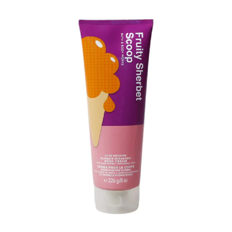 ---BBW BODY CREAM FRUITY SHERBET SCOOP 226 GM
