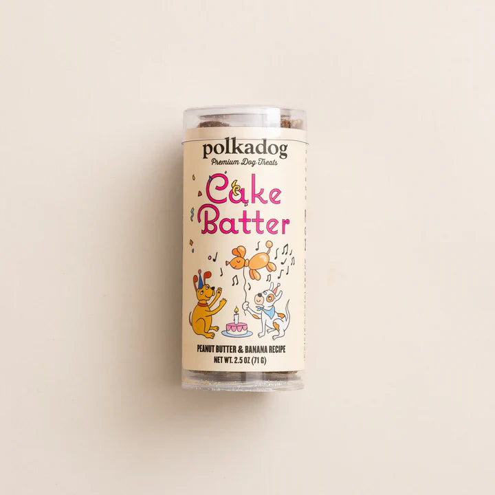 Pet ProductsPolkadog Cake Batter Mini Tube Dog Treats