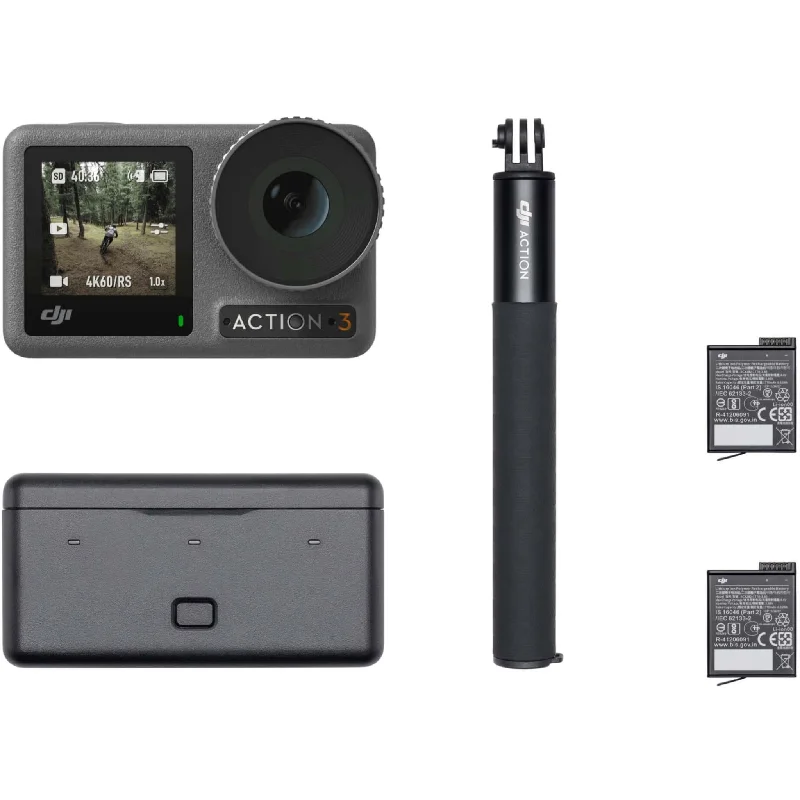 - Foldable and portable cat bagDJI Osmo Action 3 Adventure Combo