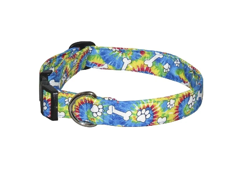  -Anti-slip claw protection raincoat FOR dogsTie-Dye Hippie Dog Collar