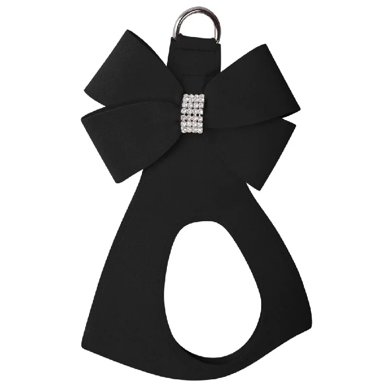 Pet Halloween clothesNouveau Bow Step In Dog Harness Black