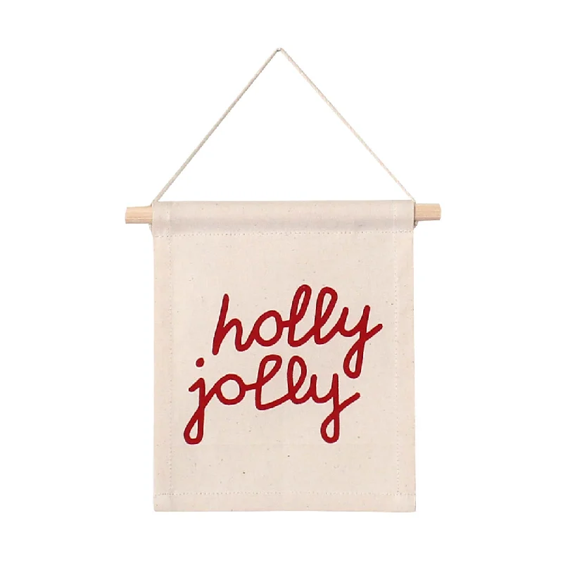 - Car dog seat beltHang Sign Holly Jolly