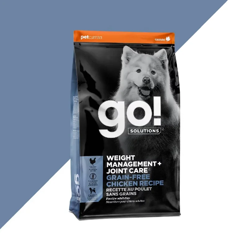 - Remote interactive pet feederPetcurean GO! Weight Management + Joint Care Grain-Free Chicken Recipe Dry Dog Food - Remote interactive pet feederPetcurean GO! Weight Management + Joint Care Grain-Free Chicken Recipe Dry Dog Food