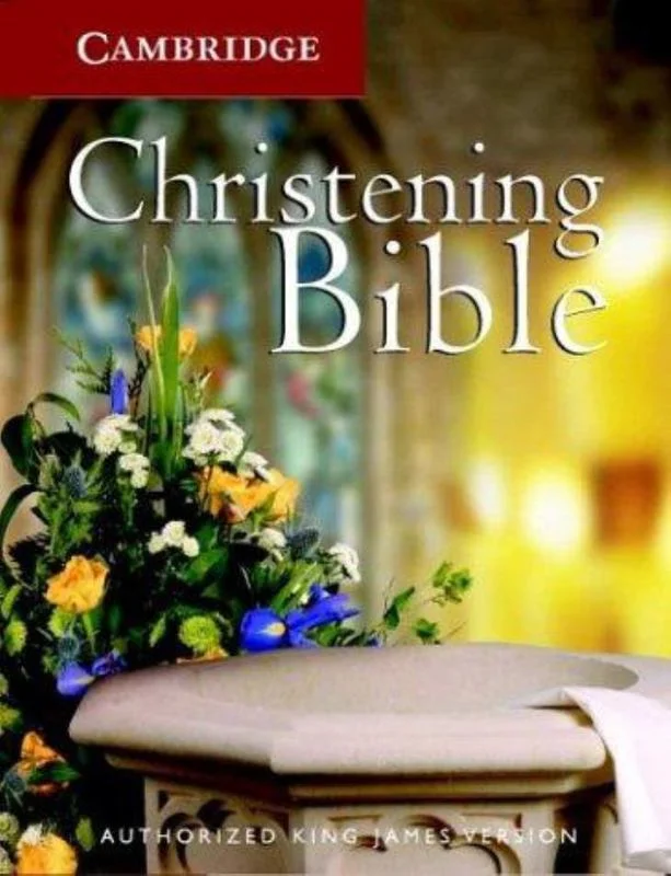 - ​​Christmas pet Christmas clothingKJV Christening Bible, Ruby Text Edition, White, KJ221:T KJ11W