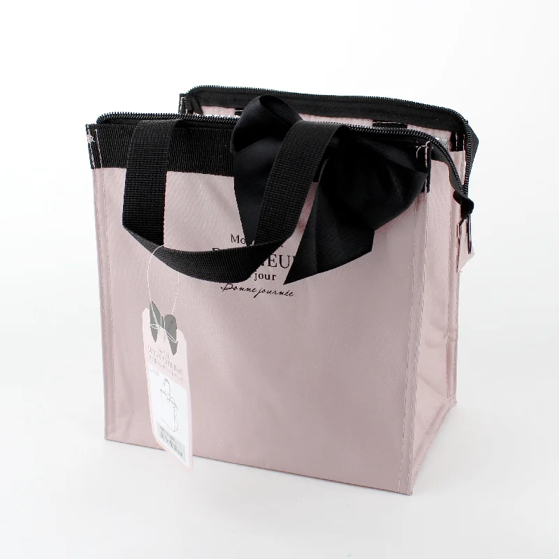 -Anti-scratch sofa protective coverRibbon Design Wide Lunch Tote Bag with Aluminum Thermal Insulation (Light Pink) -Anti-scratch sofa protective coverRibbon Design Wide Lunch Tote Bag with Aluminum Thermal Insulation (Light Pink)