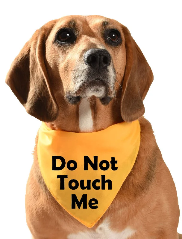 - Air box TSA certified check-inDo Not Touch Me (text) Dog Bandana