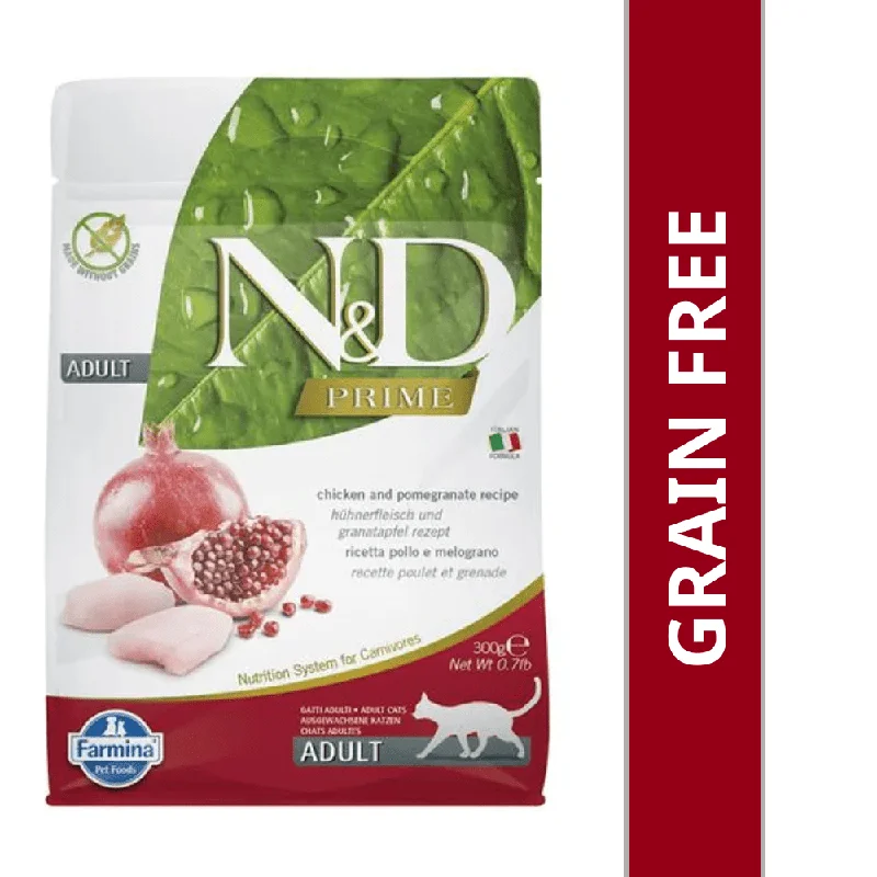---Farmina N&D Prime Chicken & Pomegranate Grain Free Adult Cat Dry Food
