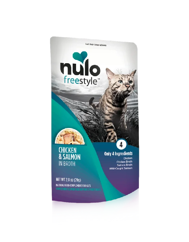 - Air box TSA certified check-inNulo FreeStyle Chicken & Salmon in Broth Recipe for Cats - Air box TSA certified check-inNulo FreeStyle Chicken & Salmon in Broth Recipe for Cats
