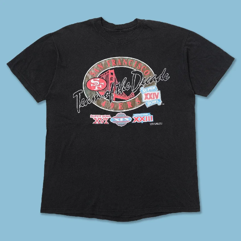 - Organic cotton dog bibsVintage 1989 San Francisco 49ers T-Shirt Large