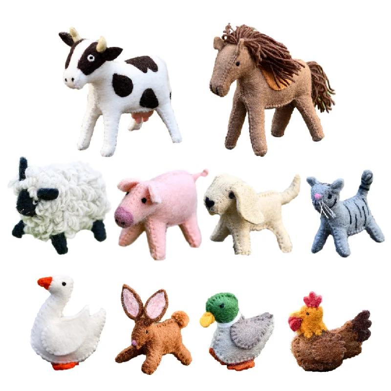 - Pet vitamin complex nutrition tabletsFelt Toy Farm Animals - Set of 10 Toys