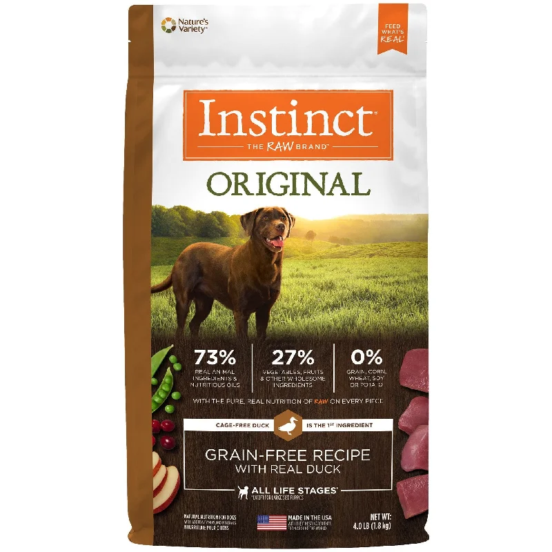 - Tear stain dog foodNature's Variety Instinct® Original Grain-Free Recipe with Real Duck