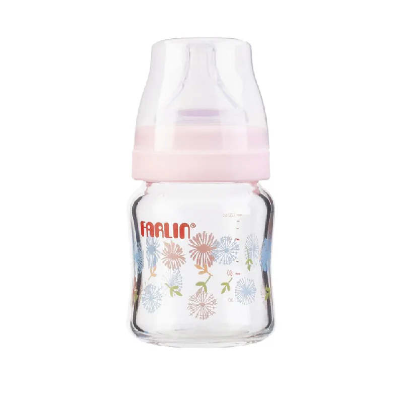 Pet ProductsFARLIN FEEDING BOTTLE WIDE NECK GLASS 0M+ 120 ML AB-32005 G