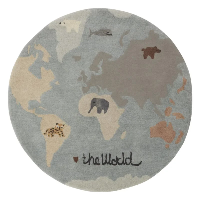  -Splash-proof food bowl AND Anti-choking slow food bowlOYOY Rug | The World Tufted