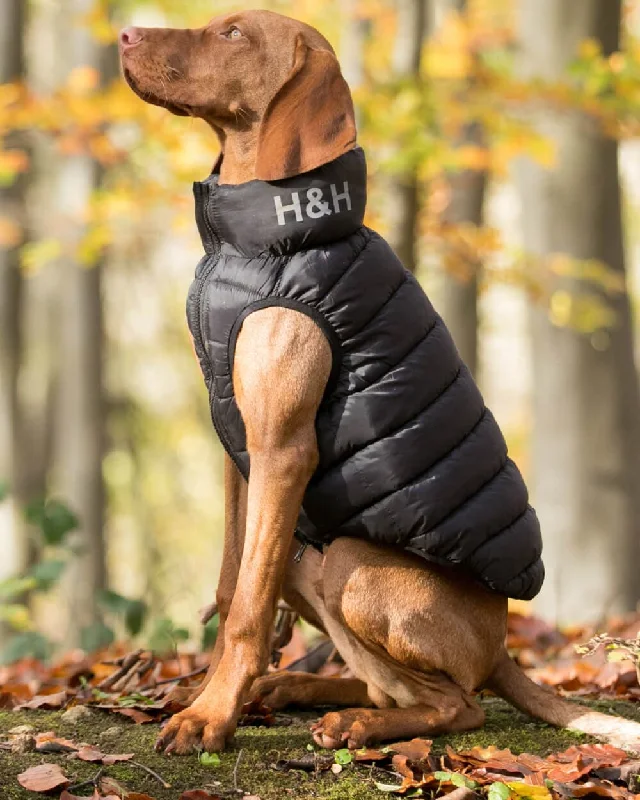 - Pet smart GPS locatorReversible Dog Puffer Jacket - Black and Grey