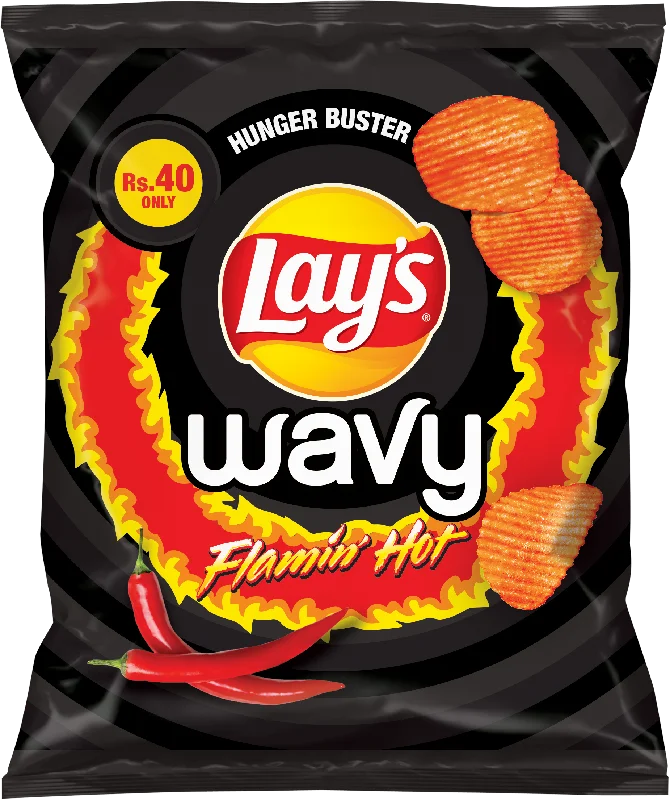 - ​​Pet toys under    yuanLAYS CHIPS WAVY FLAMING HOT 27 GM