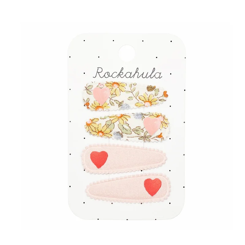 - Pet stroller can be taken on the planeBramble Heart Fabric Hair Clips