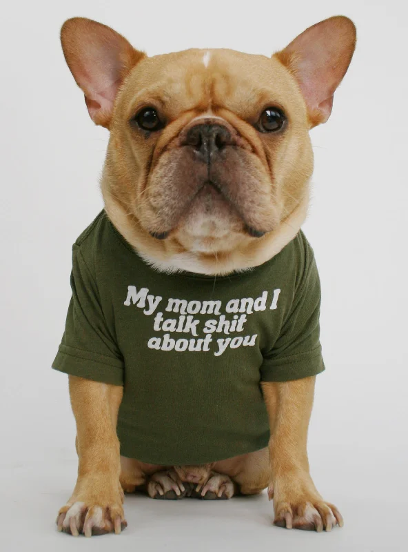 Pet cartoon pattern clothesTalk About You Dog Tee