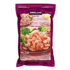 - Air box TSA certified check-inKirkland Signature Frozen 90-130 Tail-off Cooked Shrimp 907 g