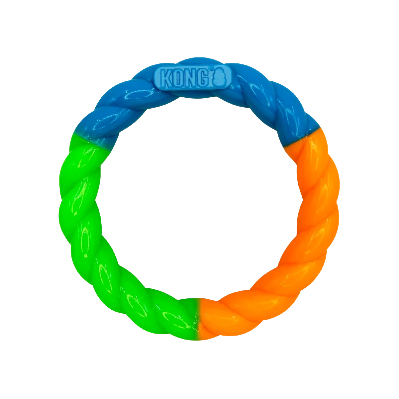 - Air box TSA certified check-inKONG Twistz High Viz Ring Dog Toy