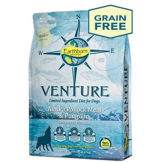 - Special food for puppiesEarthborn Holistic Venture - Limited Ingredient Alaska Pollock Meal & Pumpkin - Dry Dog Food - Special food for puppiesEarthborn Holistic Venture - Limited Ingredient Alaska Pollock Meal & Pumpkin - Dry Dog Food