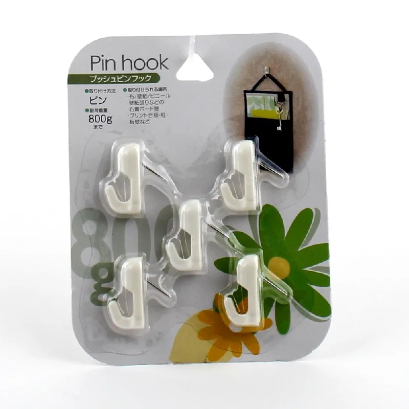 - Rabbit grass rack to prevent waste food boxHooks (w/Pin/WT/1x3x2.5cm (5pcs))