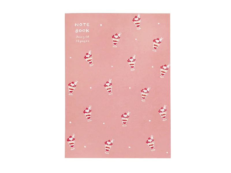 - Pet monitor with cameraNotebook A5 Grid 3mm Strawberry Parfait