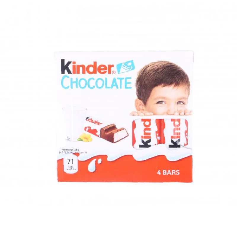 - Dog disposable foam shower gelKINDER CHOCOLATE 4 BAR 50 GM