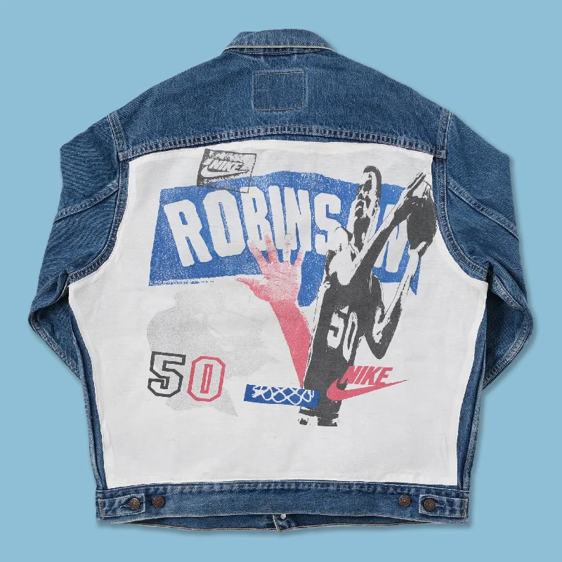 - Parrot climbing and standing wooden frameNike David Robinson x Levis Denim Jacket XLarge - Parrot climbing and standing wooden frameNike David Robinson x Levis Denim Jacket XLarge