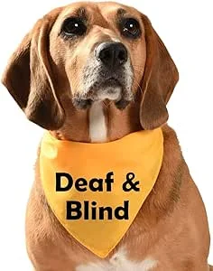 - Cat stress soothing sprayDeaf and Blind Dog Bandana