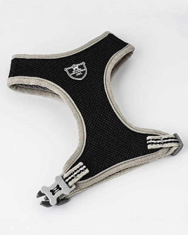 - Remote interactive pet feederMesh Dog Harness - Black