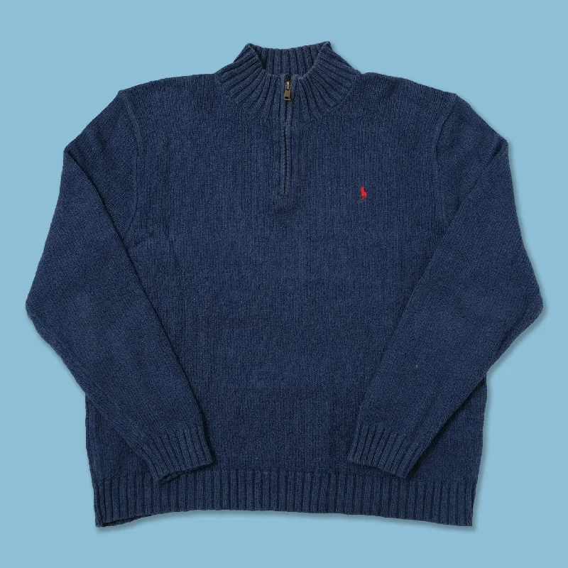  -Explosion-proof leash FOR LARGE dogsVintage Polo Ralph Lauren Q-Zip Sweater Medium